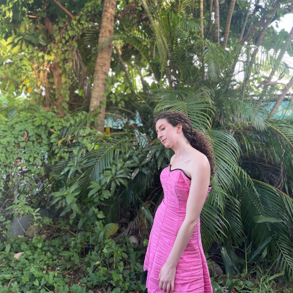 Pretty in pink dress perfect for prom 🥰